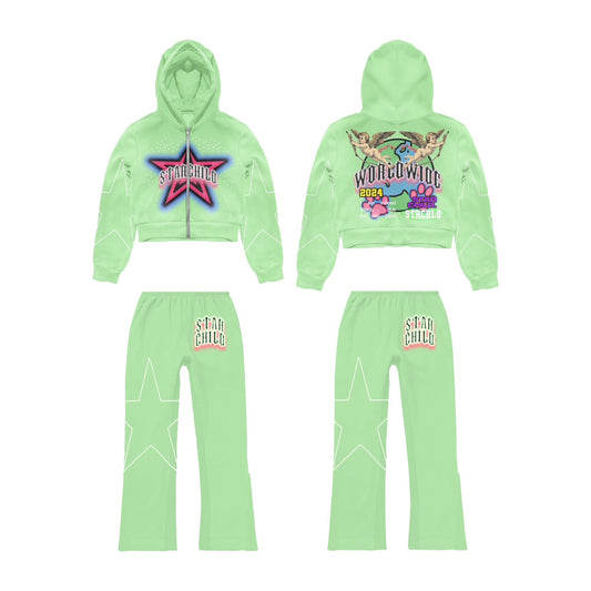 Zero Gravity Tracksuit Green